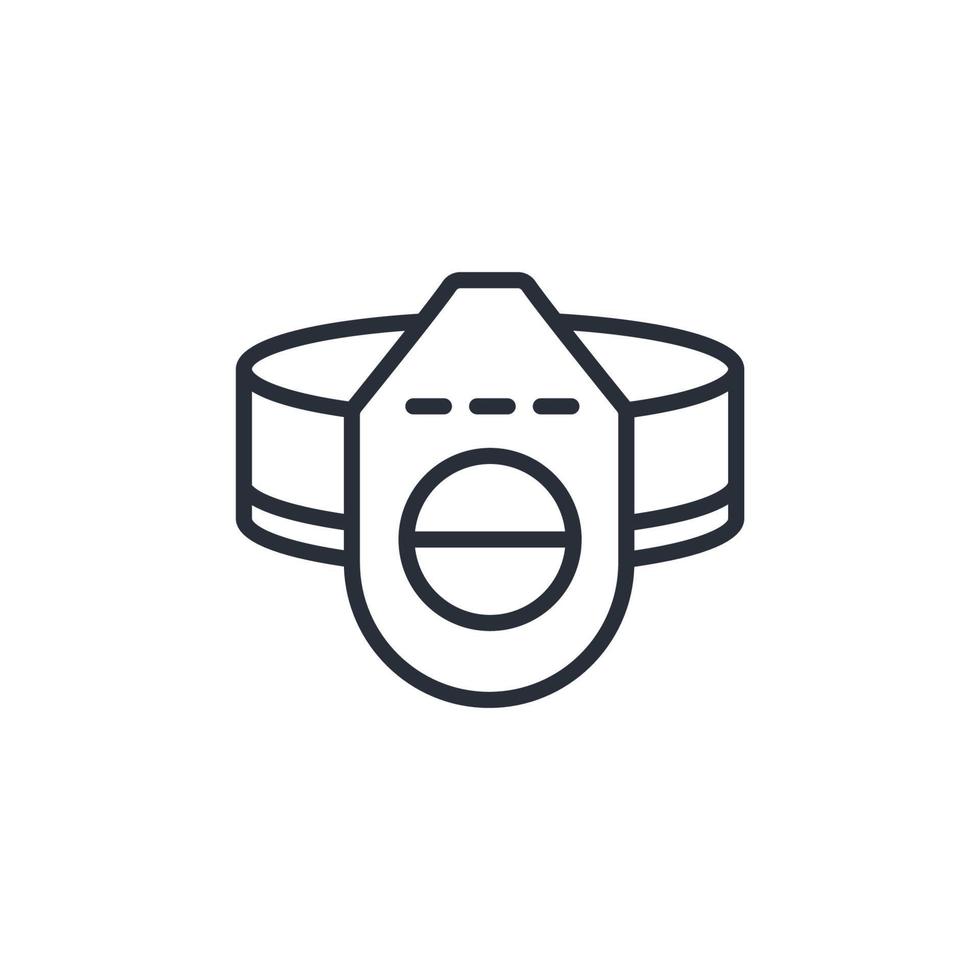 respirator icons  symbol vector elements for infographic web