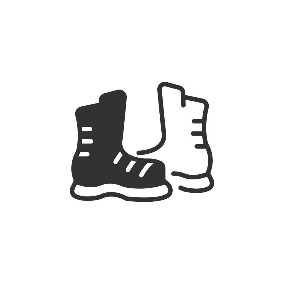 boot icons  symbol vector elements for infographic web