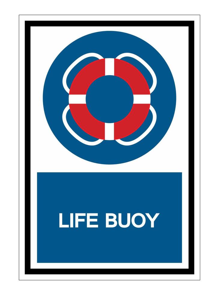 Life Buoy Symbol Sign Isolate on White Background,Vector Illustration EPS.10 vector