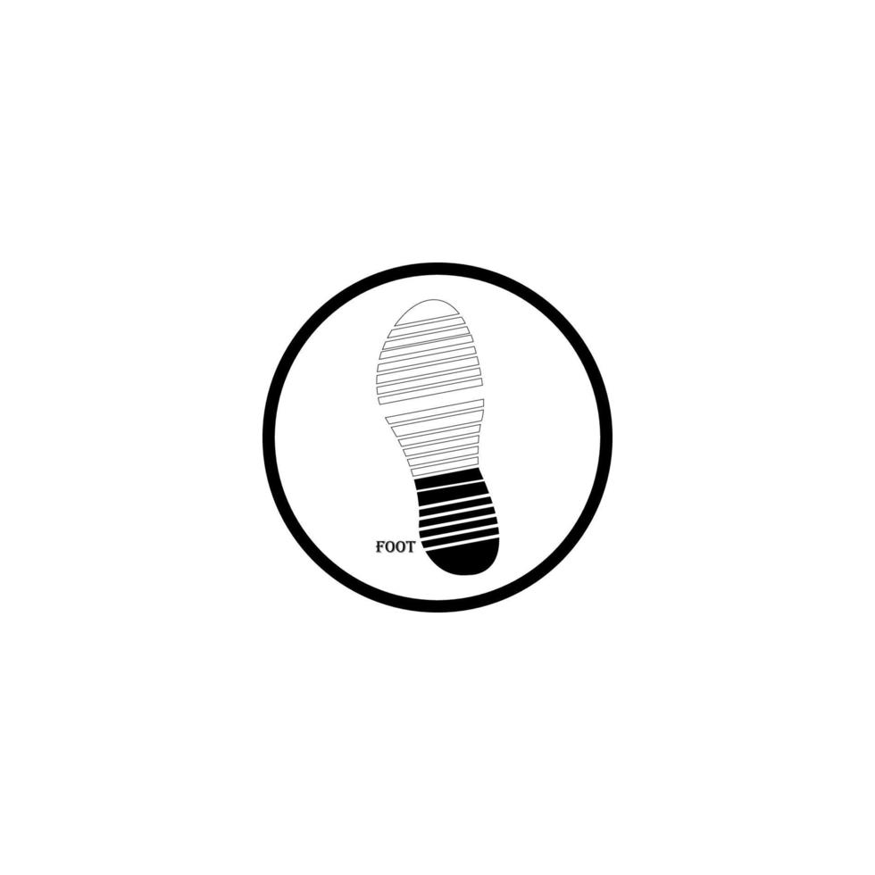 animal shoe sole icon image illustration vector design foot
