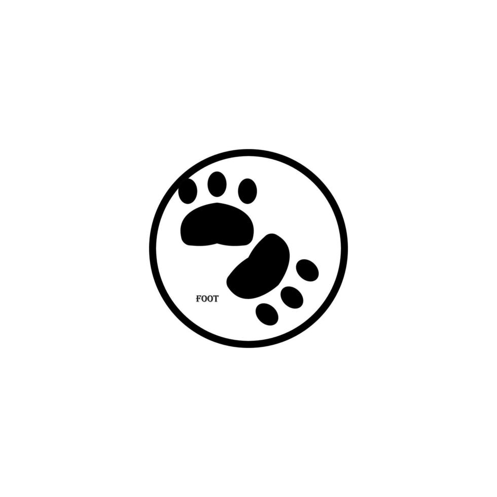 animal shoe sole icon image illustration vector design foot