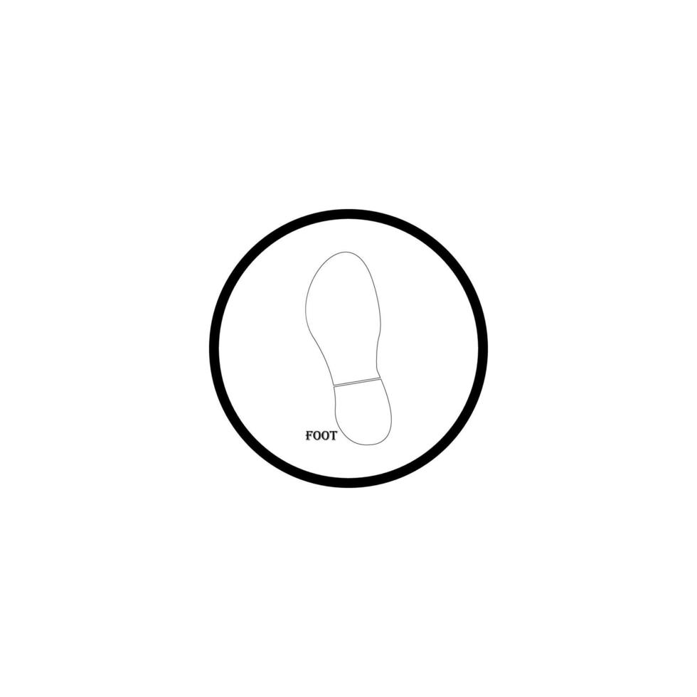 animal shoe sole icon image illustration vector design foot