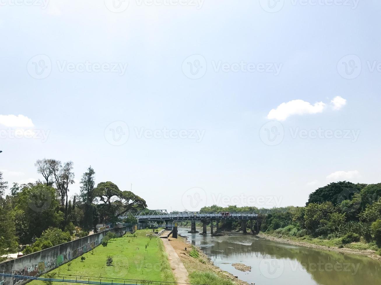 A pedestrian bridge photo