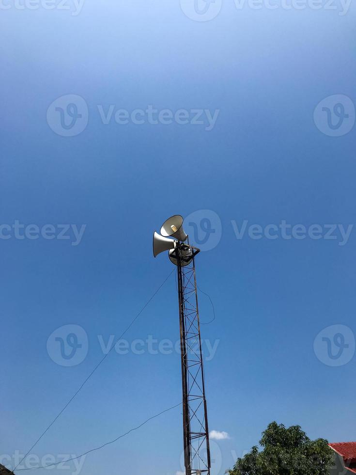 loudspeaker in a mosque which is usually used for the call to prayer photo