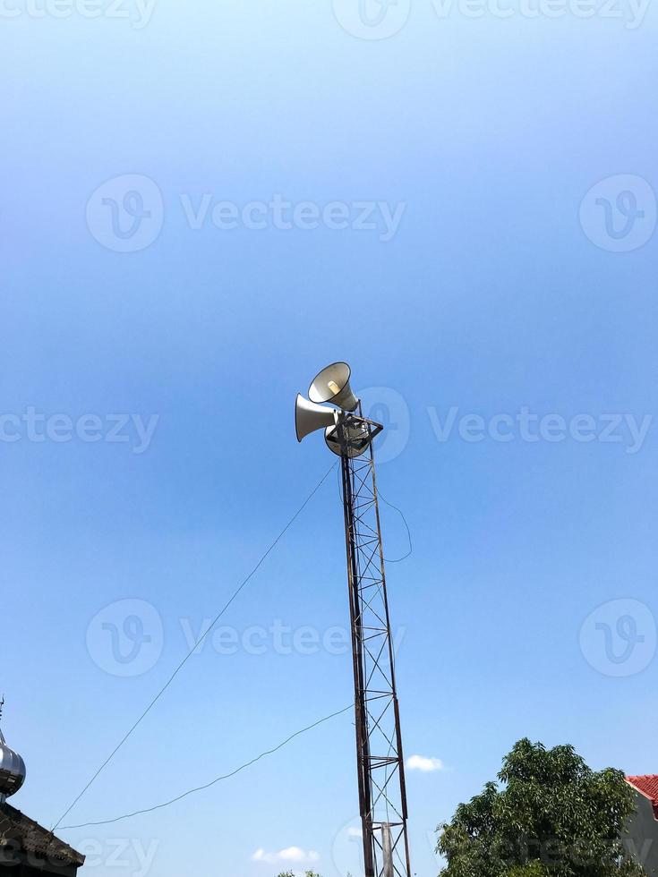 loudspeaker in a mosque which is usually used for the call to prayer photo