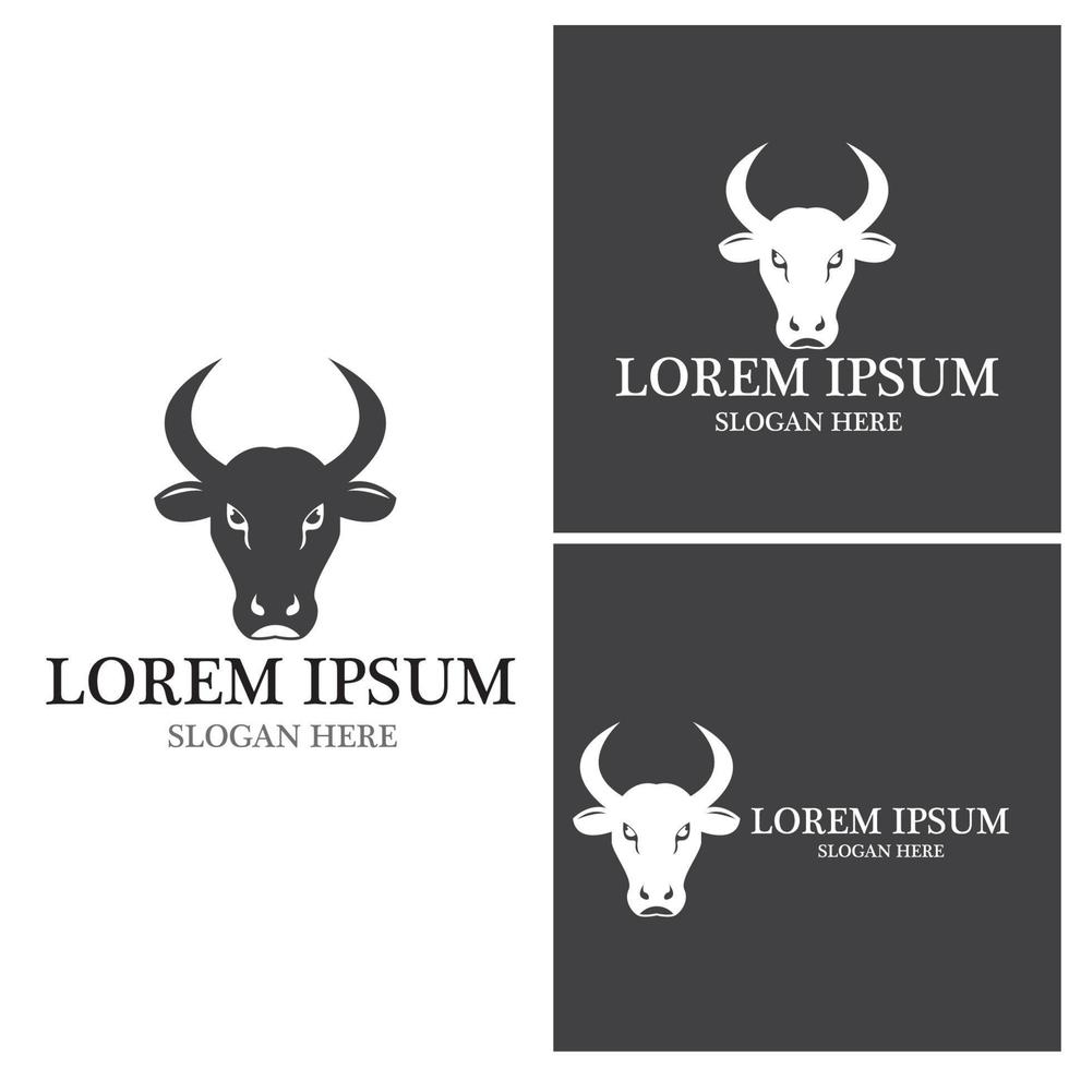 Cow Logo Template vector icon