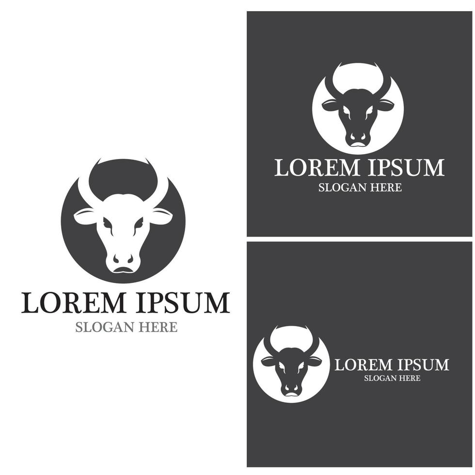 Cow Logo Template vector icon