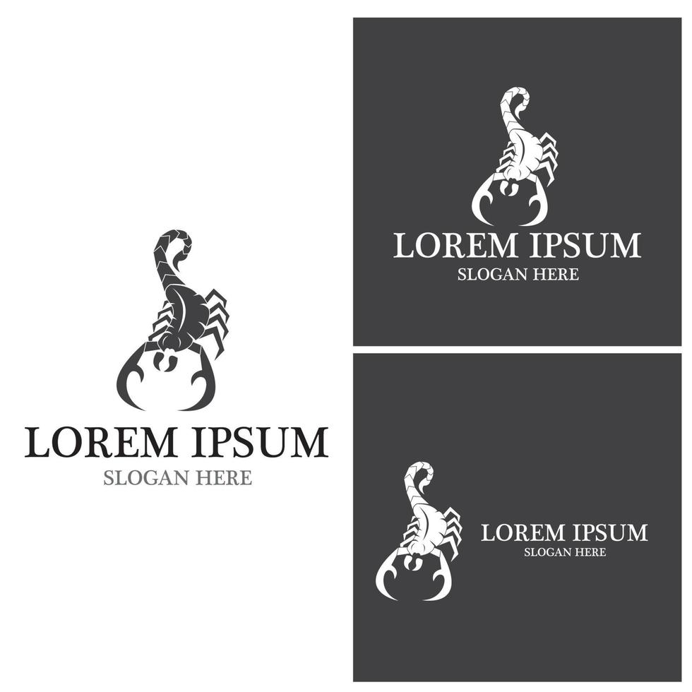 Scorpio Icon and symbol vector template