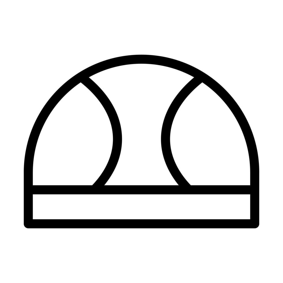 diseño de icono de gorra de natación vector