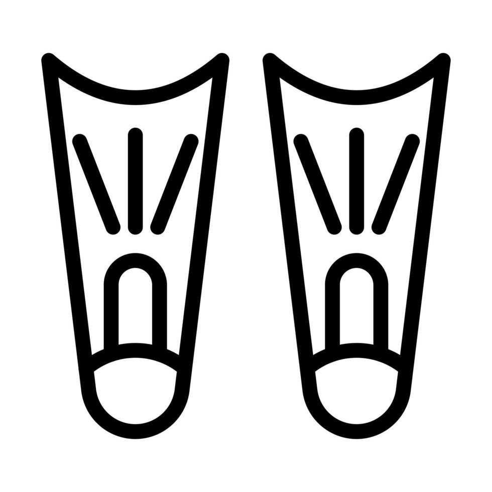 Fins Icon Design vector