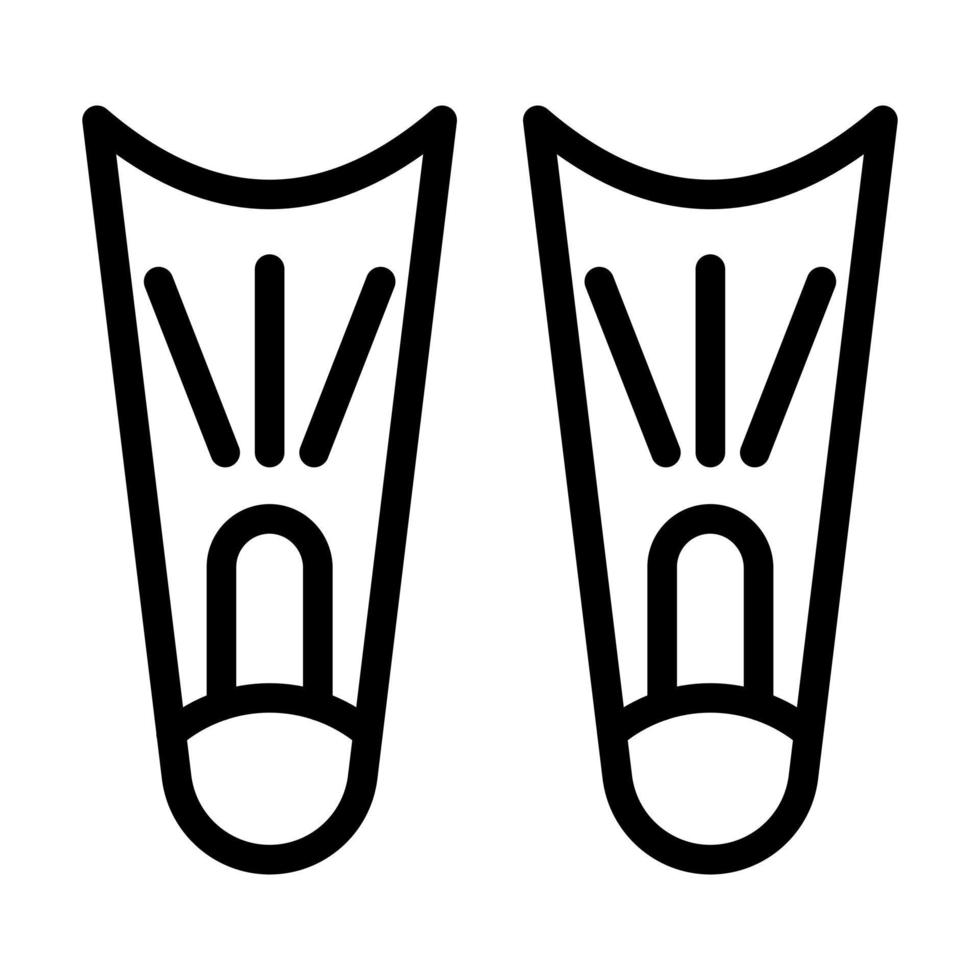 Fins Icon Design vector