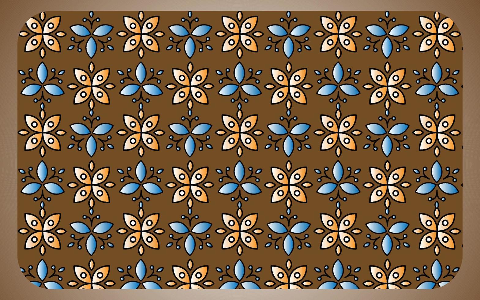 indonesian national batik design art hd vector