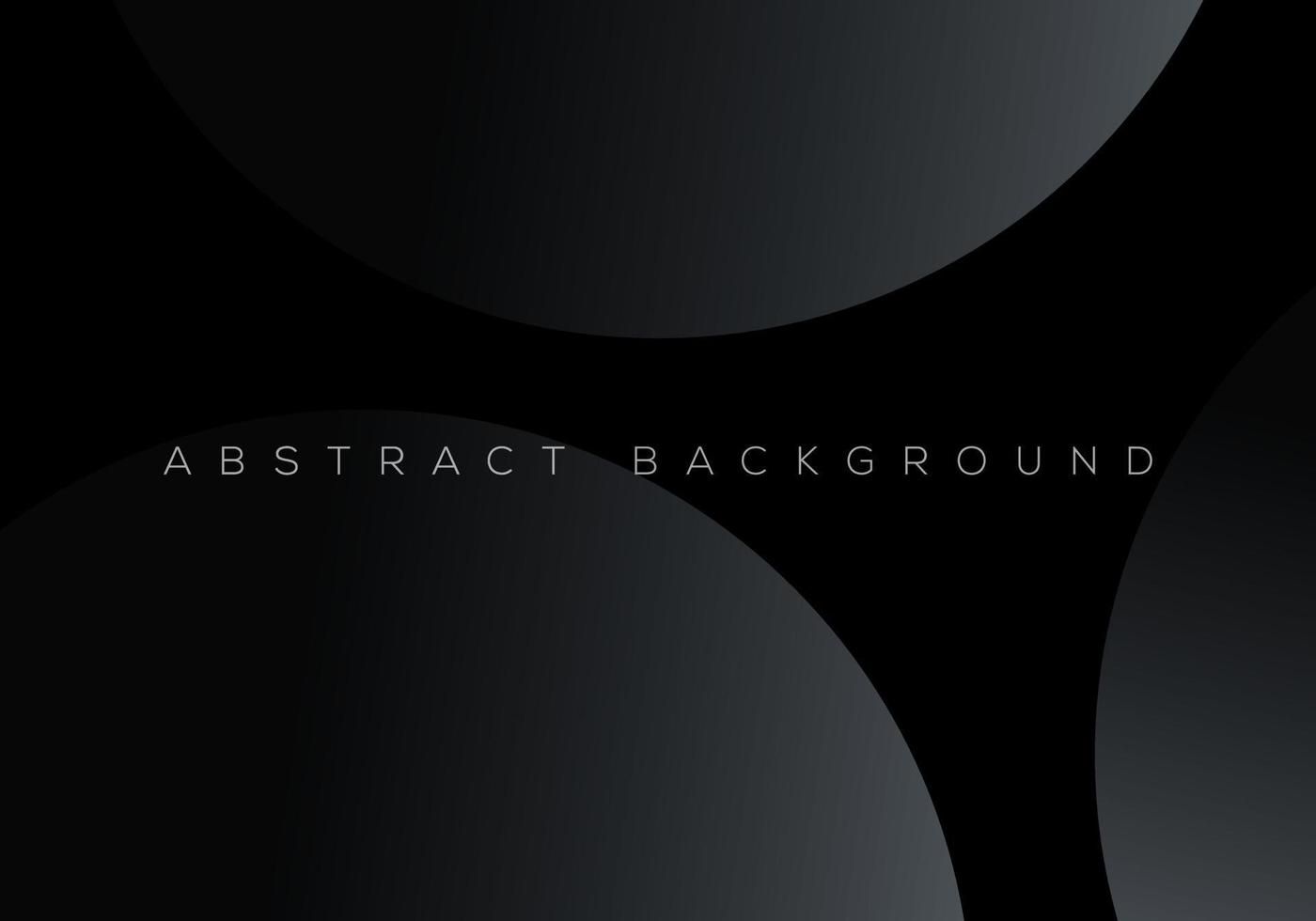 Premium Black Abstract Background Concept with Luxury Geometric Dark Grey Shapes Background with Copy Space for Text or Message vector