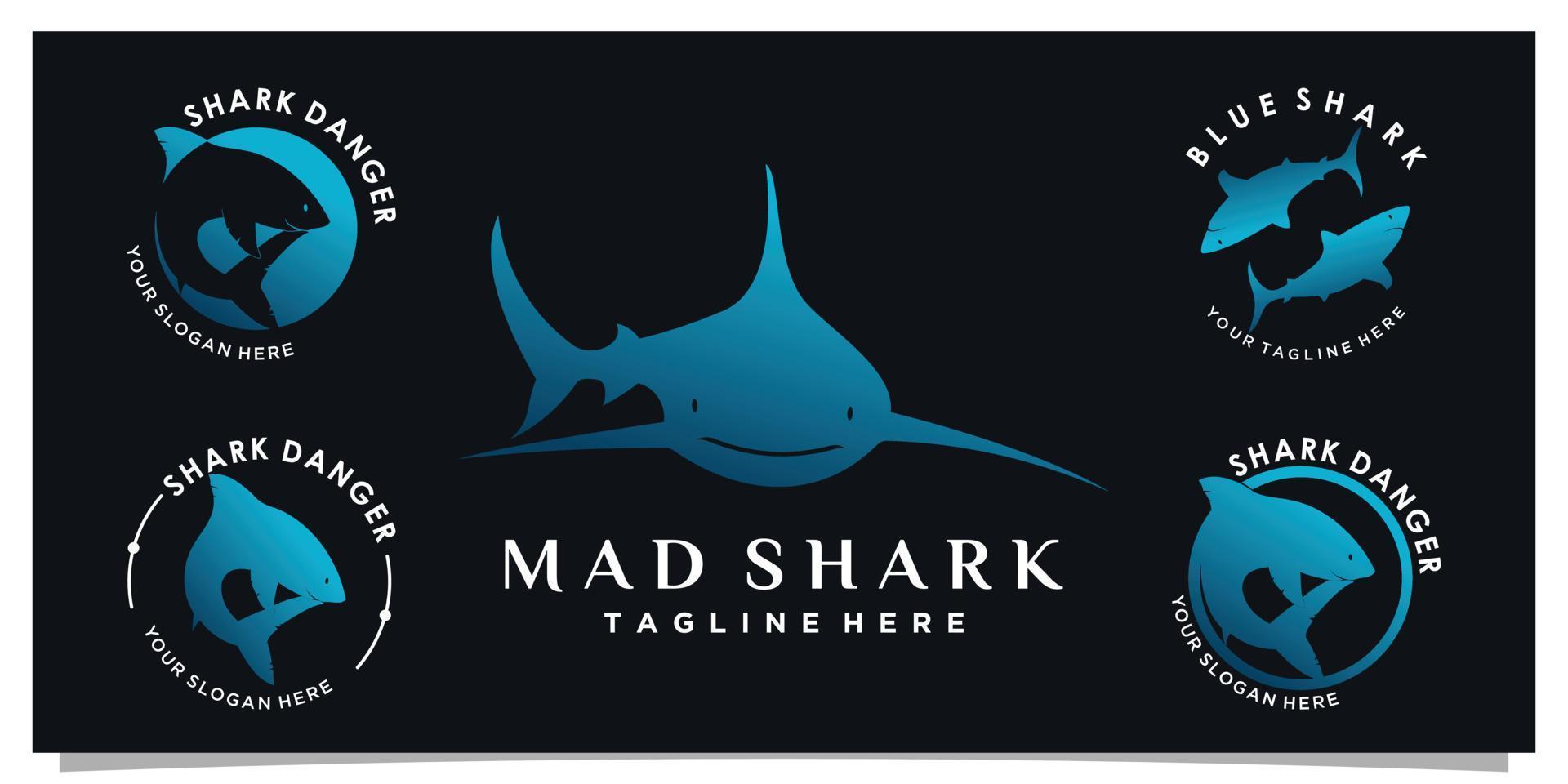 Premium Vector  Catch sharks fishing typography vector green