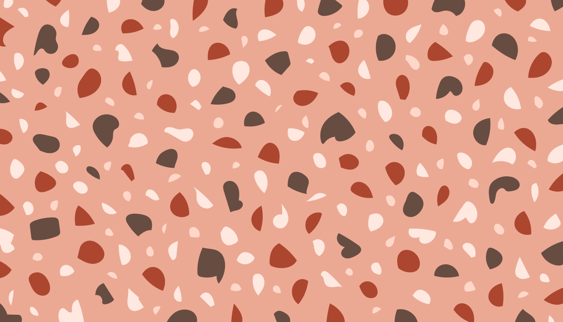 Terrazzo background brown red pink abstract simple vector illustration ...