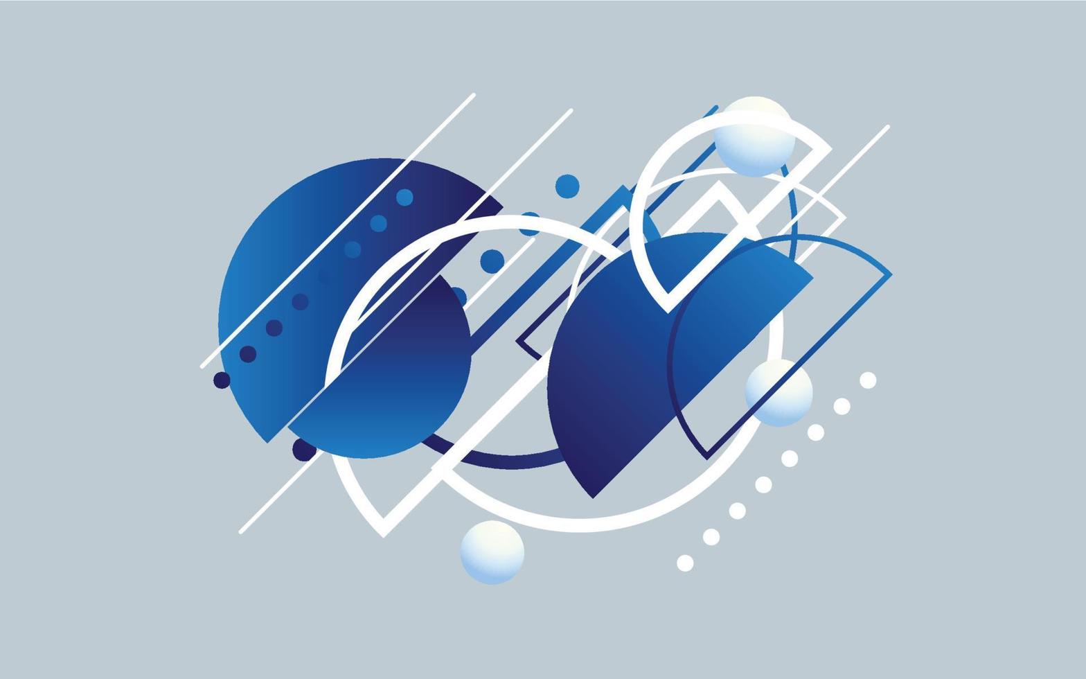 fondo de tecnología moderna azul abstracto. ilustración vectorial vector