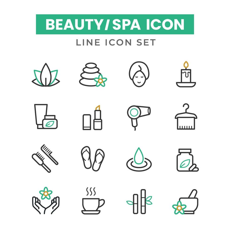 Spa Icon Set vector