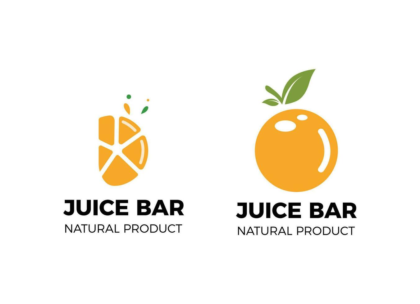 Juice Bar Logo Design template. Fresh juice logo vector. vector