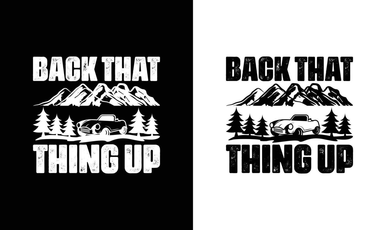 Camping Quote T shirt design, typography vector