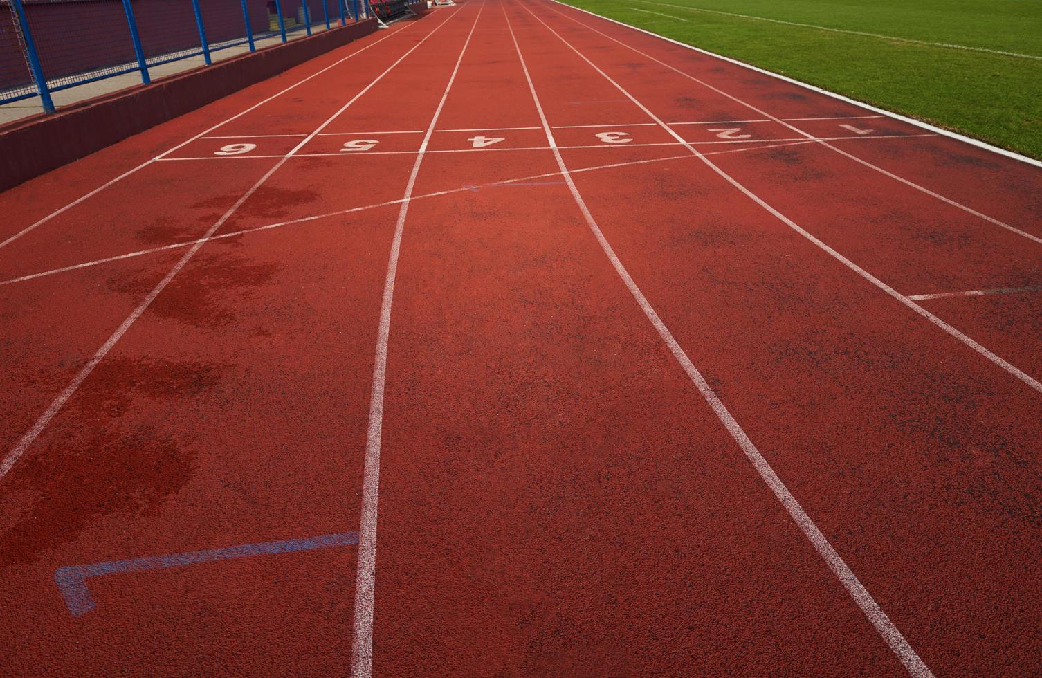 athletic track view photo