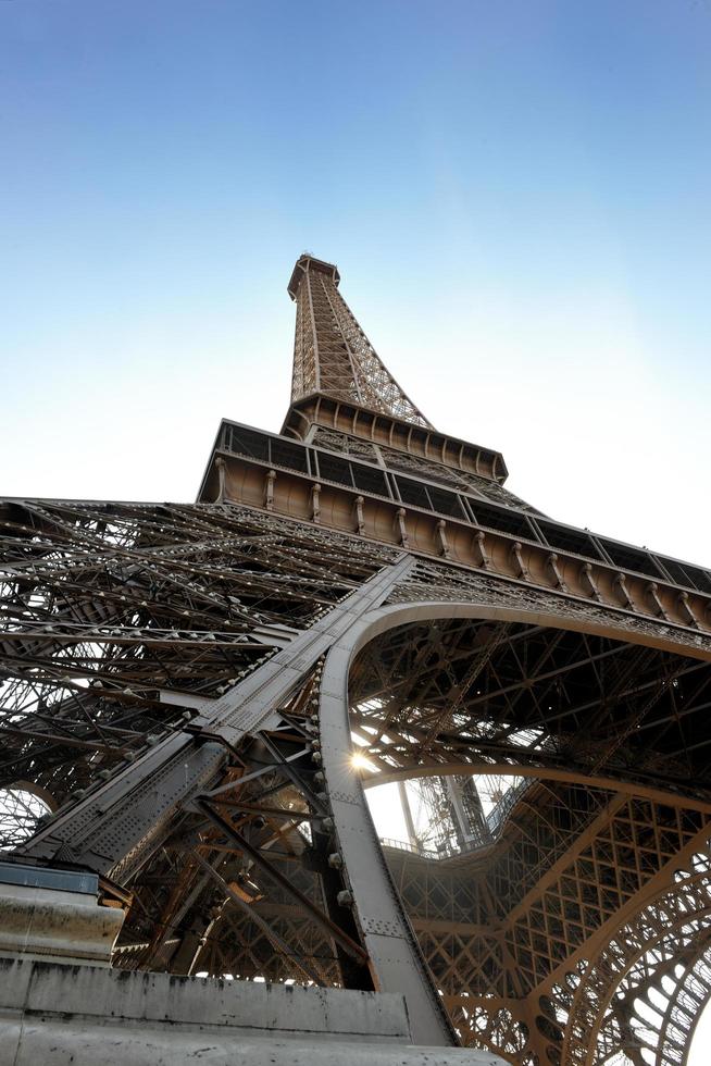 eiffel tower in paris at day photo