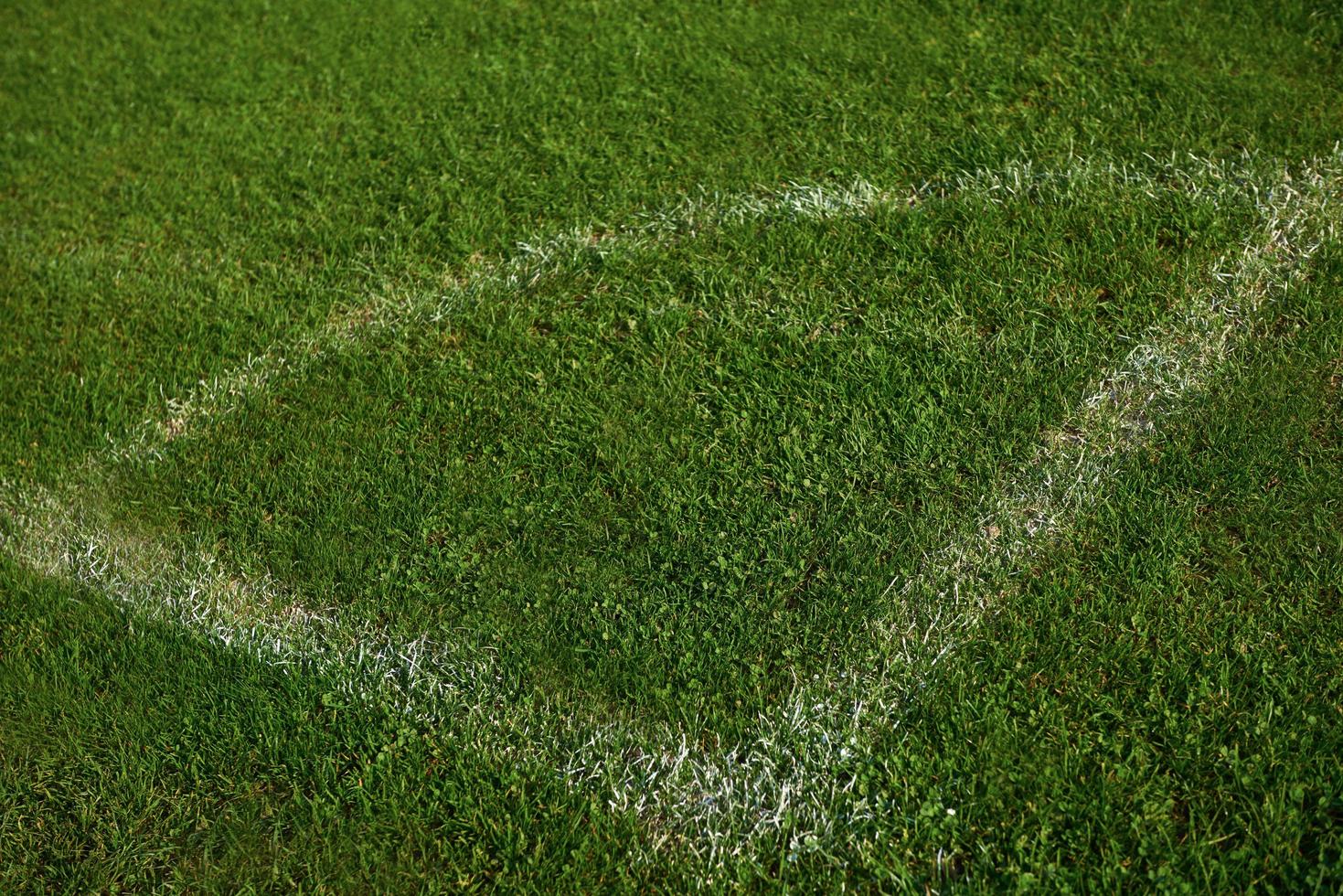 esquina de la cancha de futbol foto