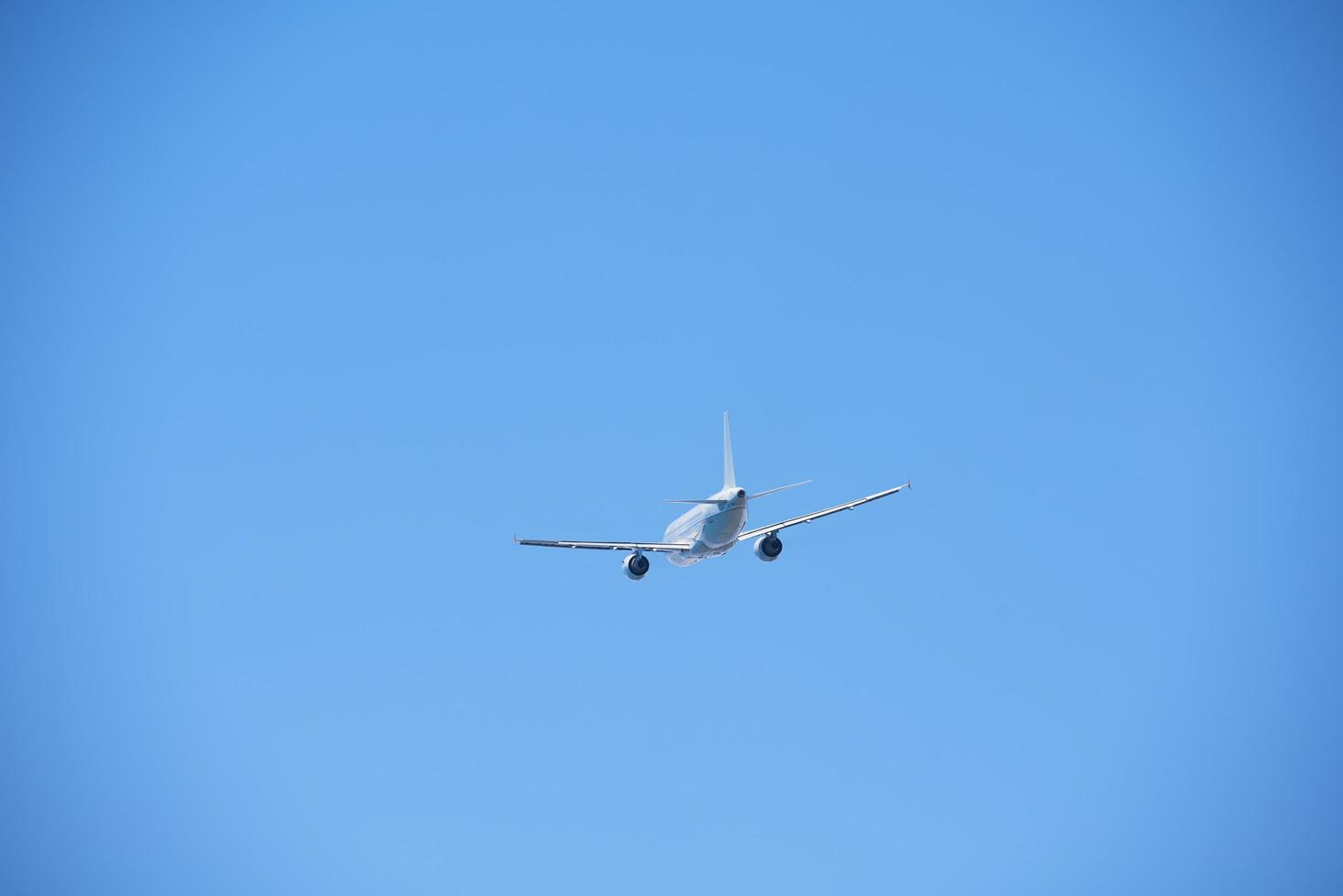 Modern airplane view photo