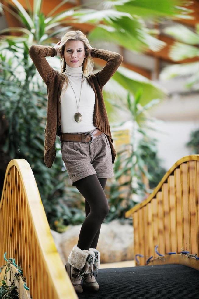 portrait of a beautiful young woman photo