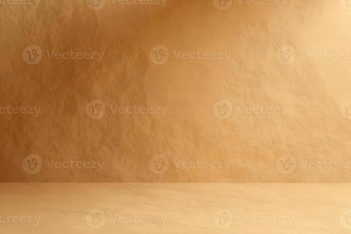 Beige sandstone wall and floor mockup photo
