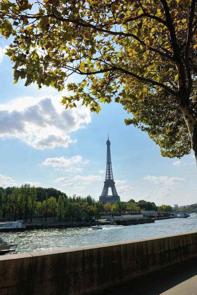 eiffel tower in paris at day photo