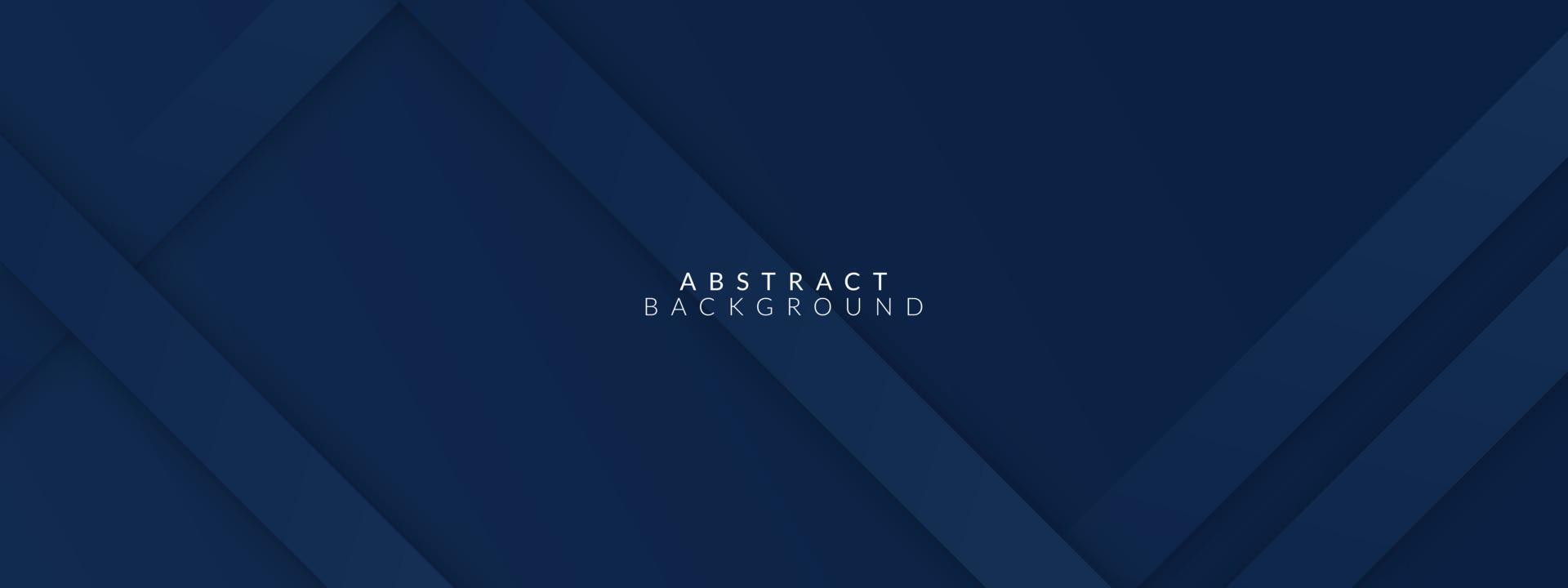 Modern dark blue paper background with dark 3d layered line triangle texture vector