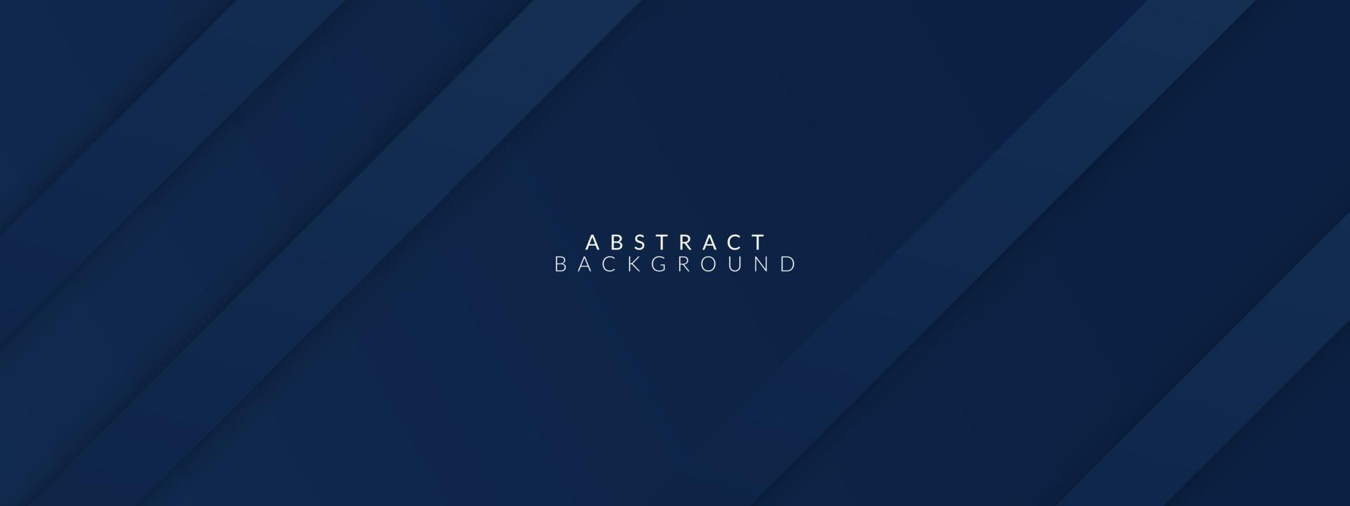 Modern dark blue paper background with dark 3d layered line triangle texture vector