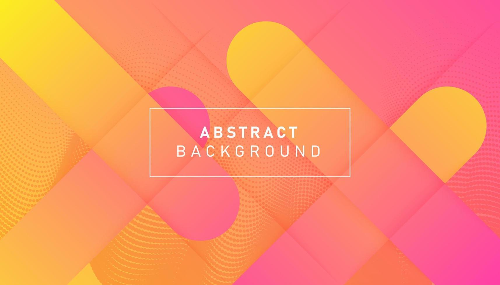 Colorful gradient geometric background. Abstract dynamic shapes composition design vector