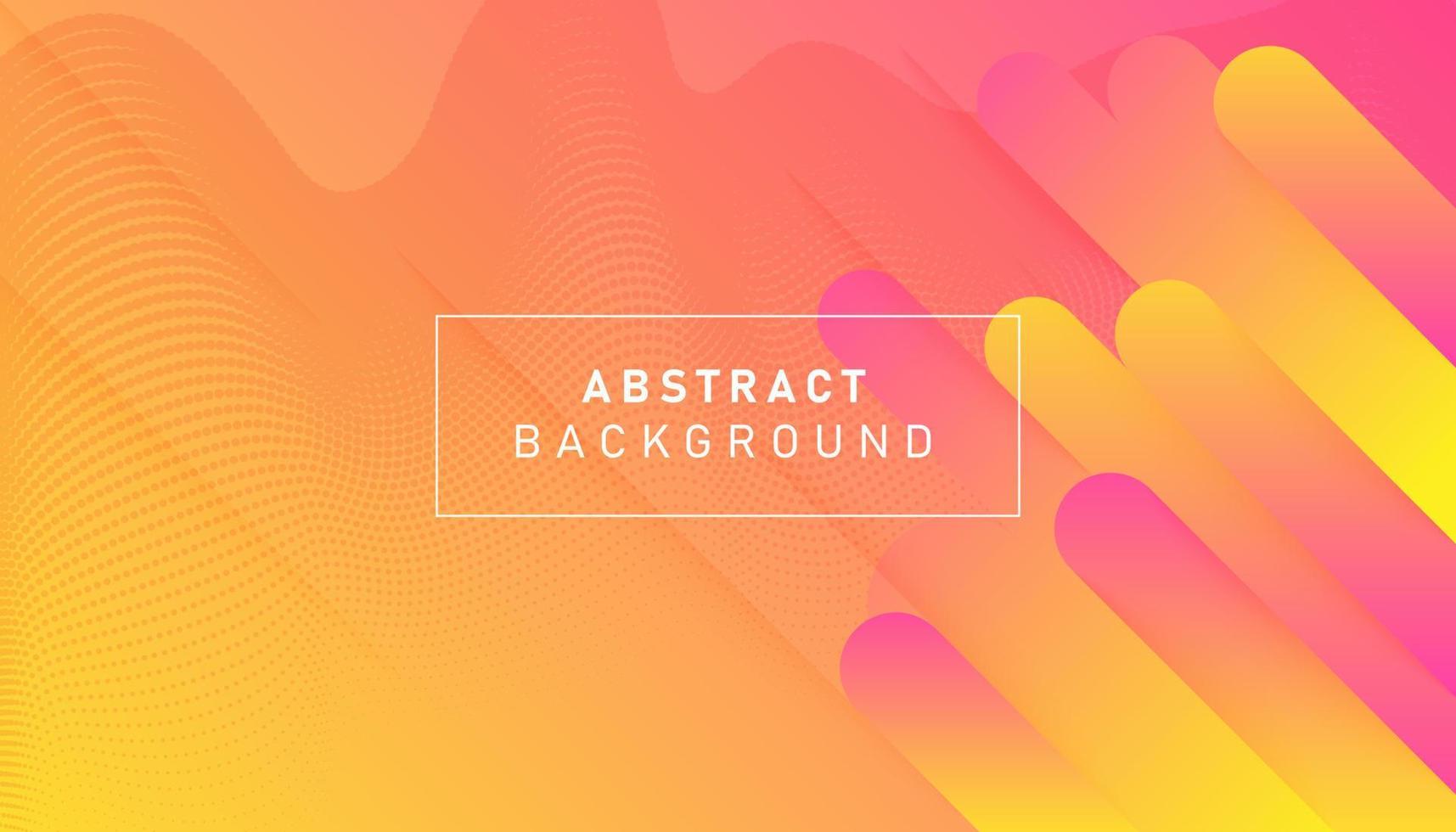 Colorful gradient geometric background. Abstract dynamic shapes composition design vector