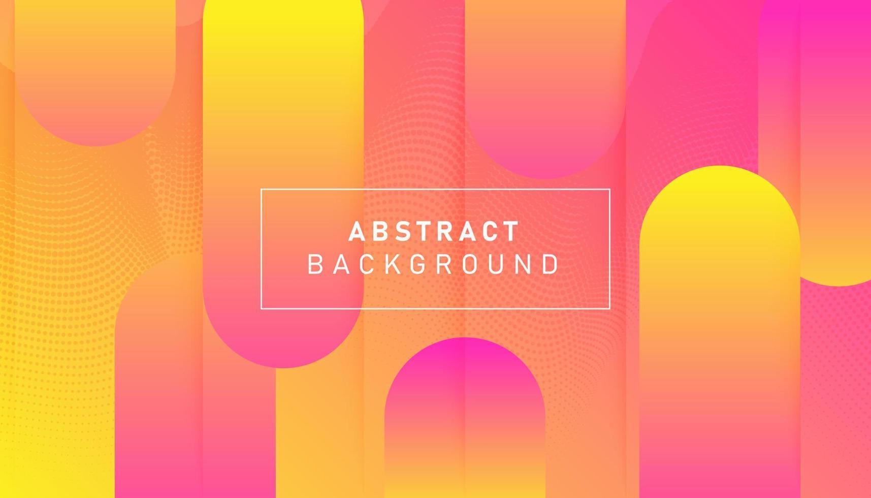 Colorful gradient geometric background. Abstract dynamic shapes composition design vector