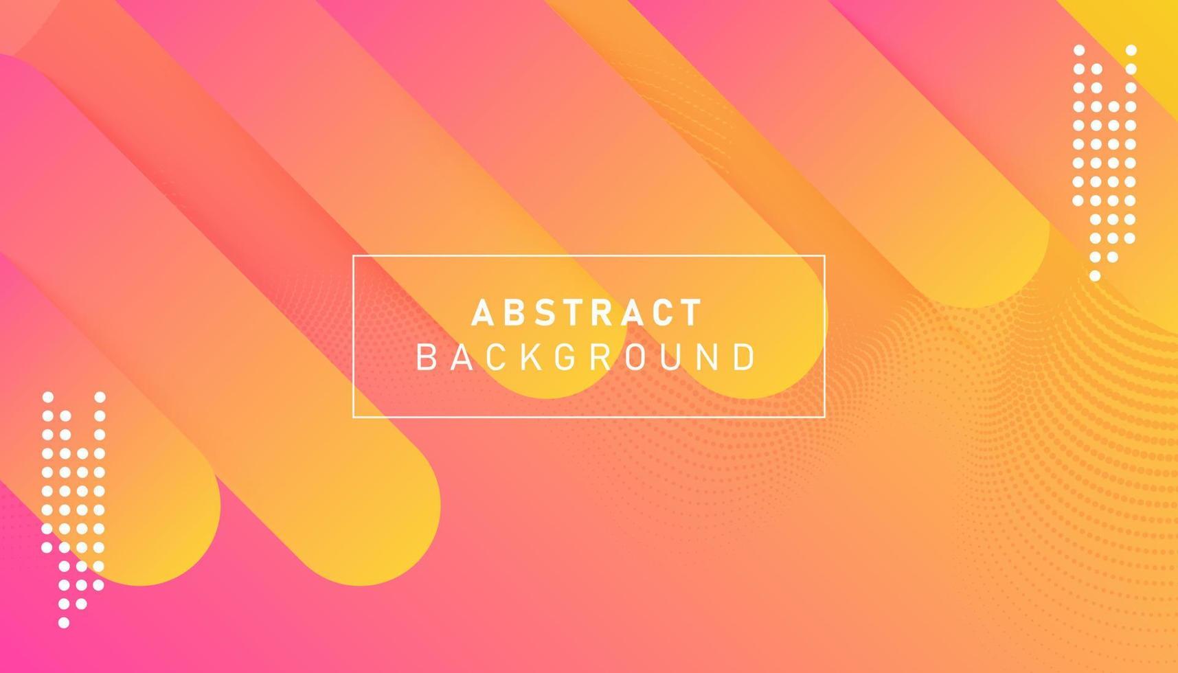 Colorful gradient geometric background. Abstract dynamic shapes composition design vector