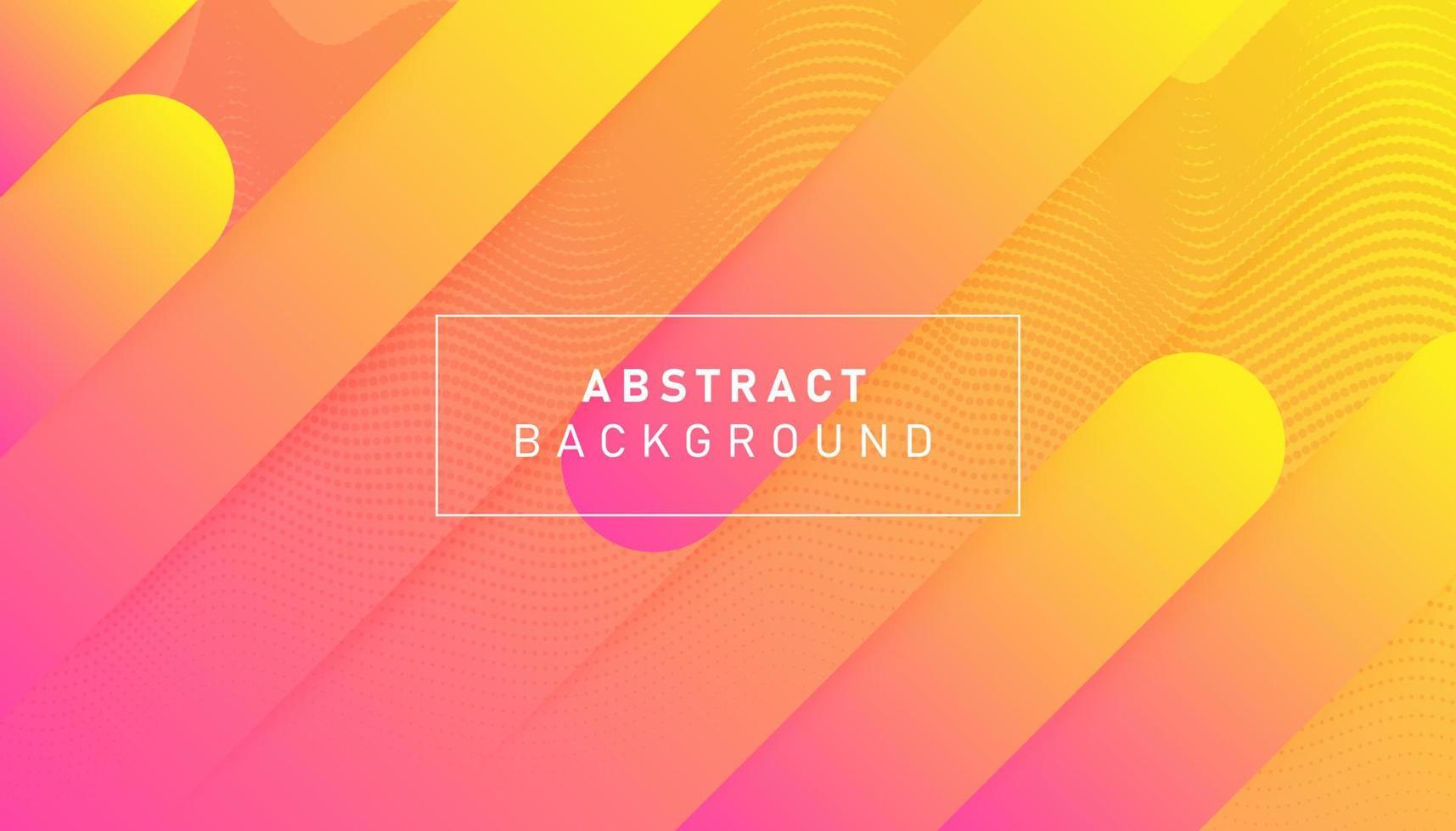 Colorful gradient geometric background. Abstract dynamic shapes composition design vector