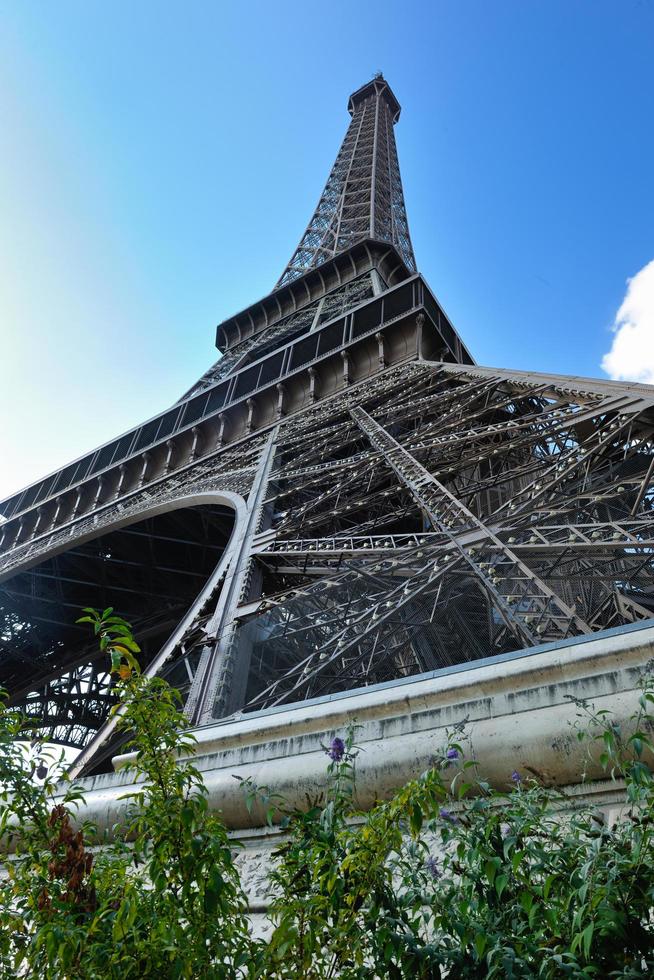 eiffel tower in paris at day photo