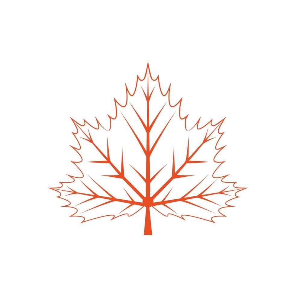 Maple leaf logo Template vector icon illustration design
