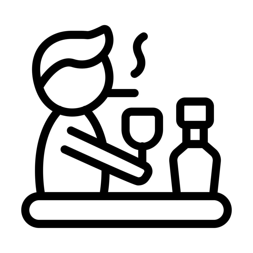 Bad Habits Icon Design vector