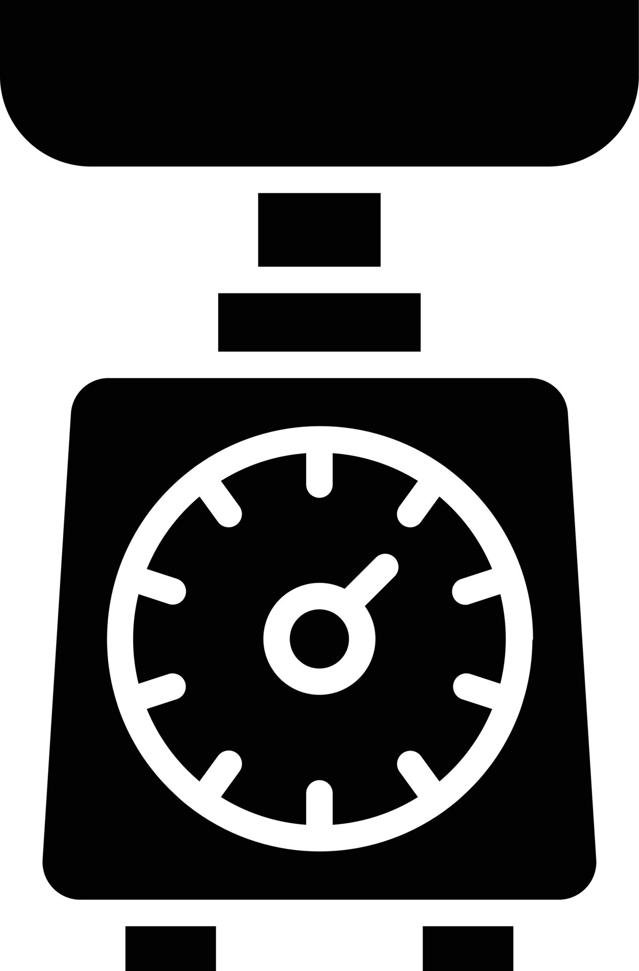 Kitchen Scale Icon Style 12713774 Vector Art at Vecteezy