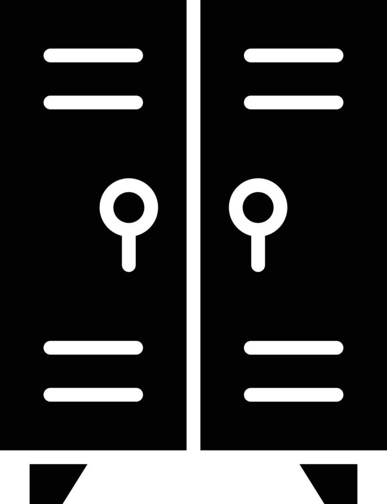 Lockers Icon Style vector