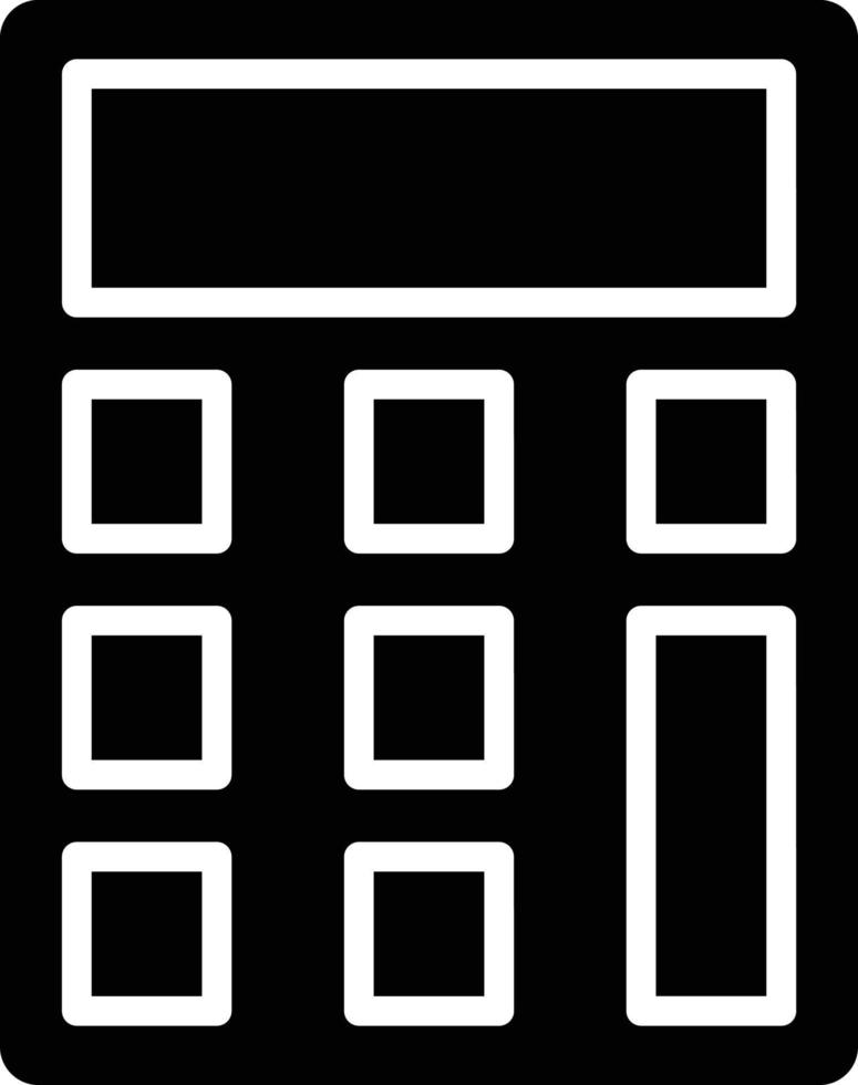 Calculator Icon Style vector