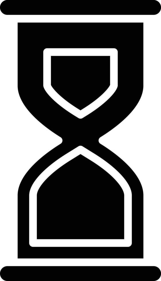 Sand Clock Icon Style vector