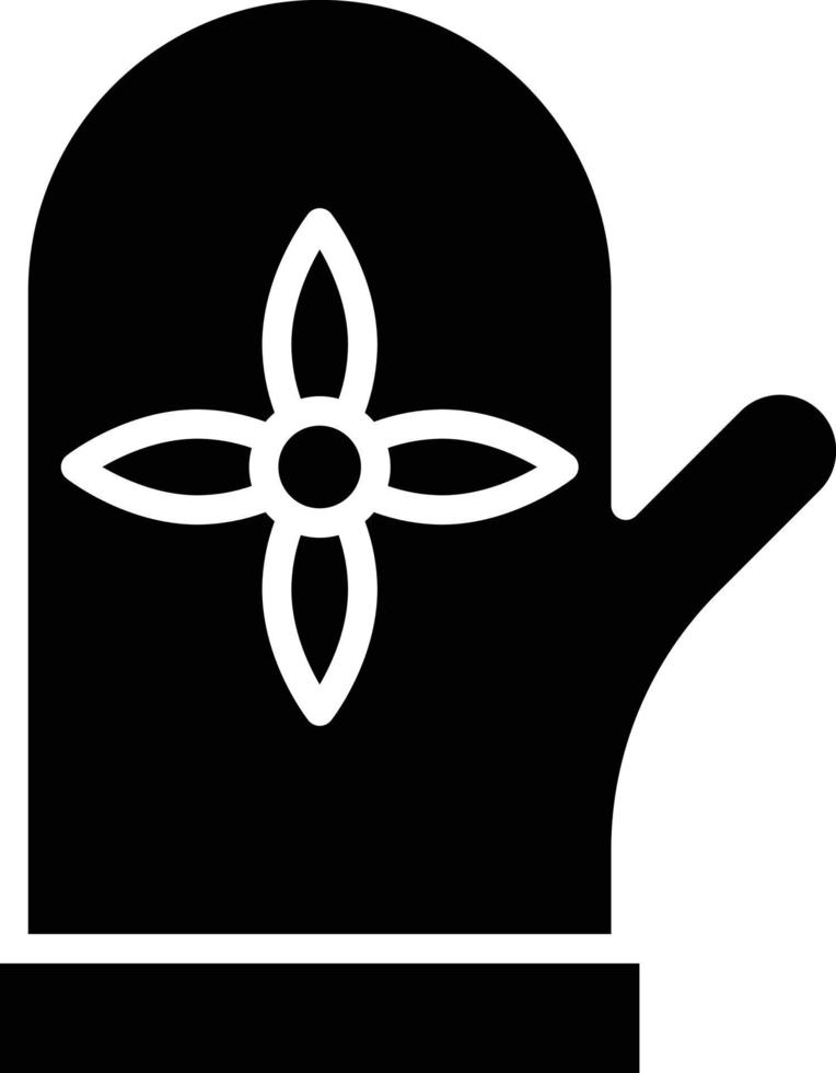 Oven Mittens Icon Style vector