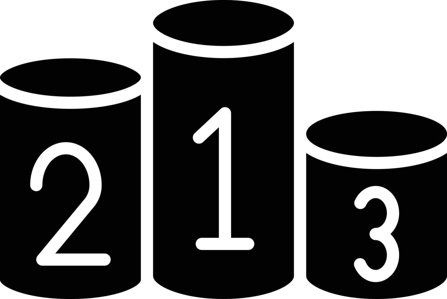 Podium Icon Style vector