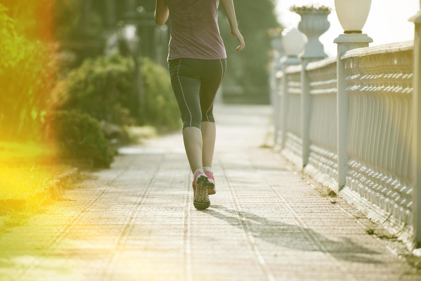 Runner in city photo