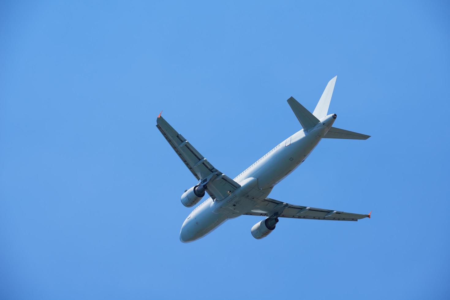 Modern airplane view photo