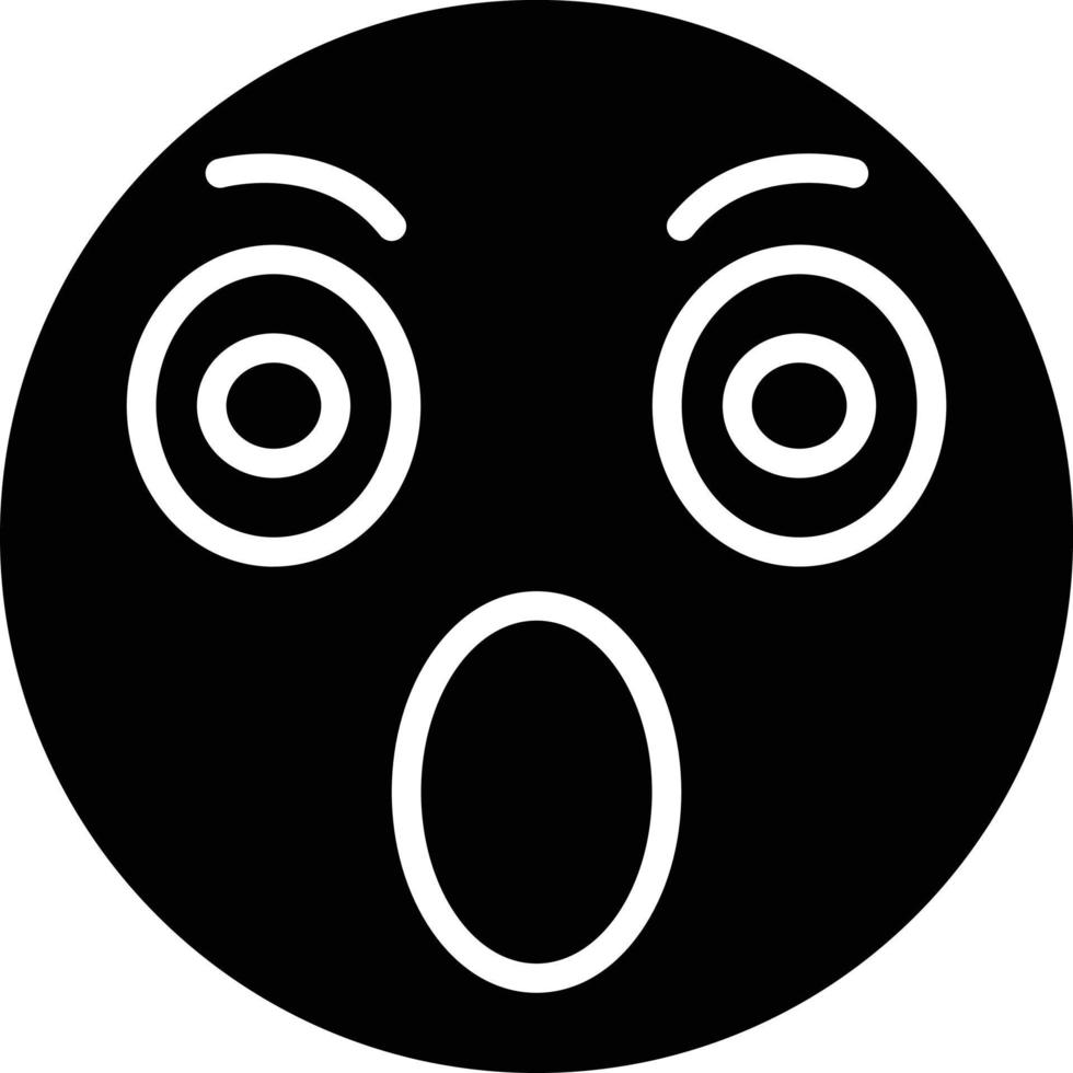 Surprised Icon Style vector