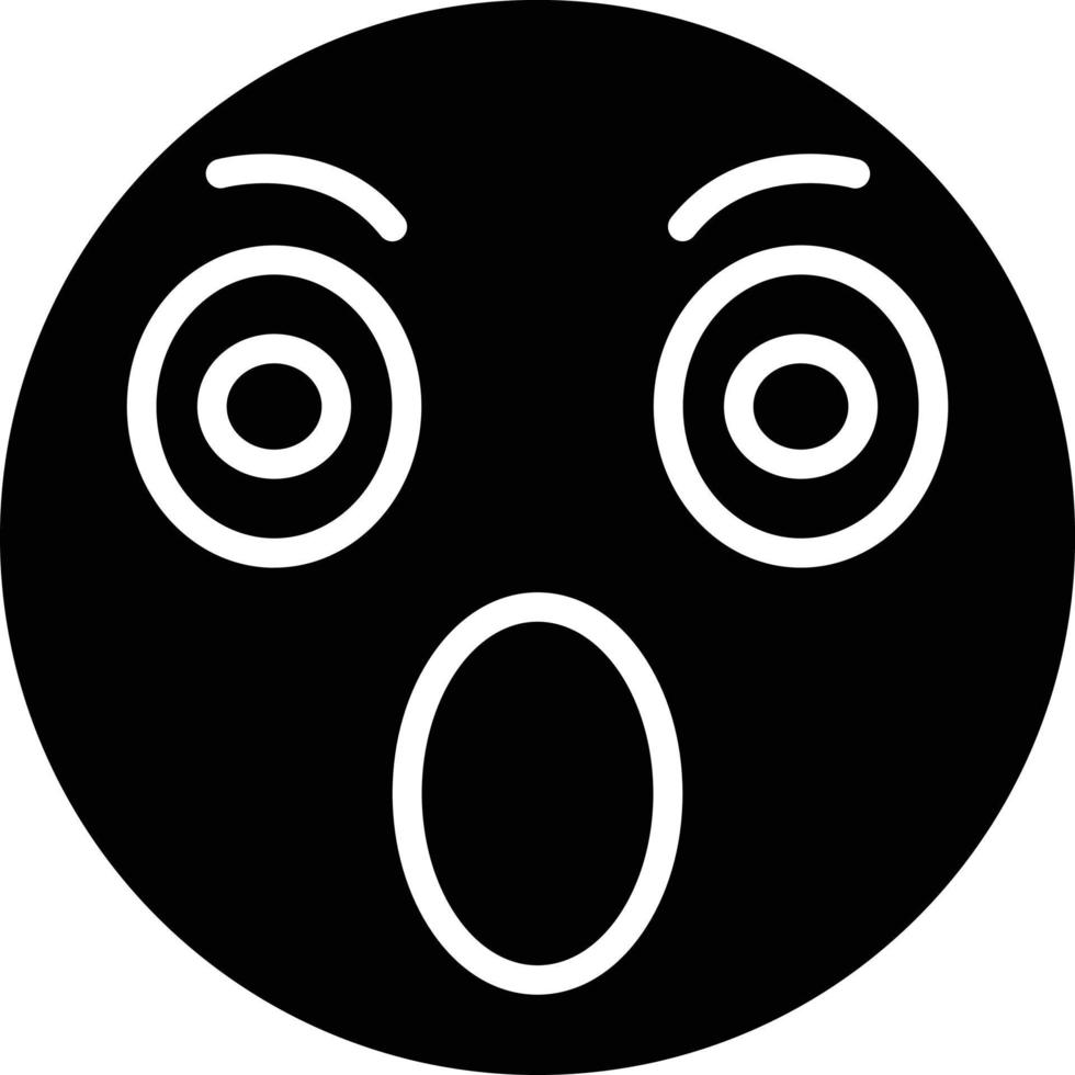 Surprised Icon Style vector